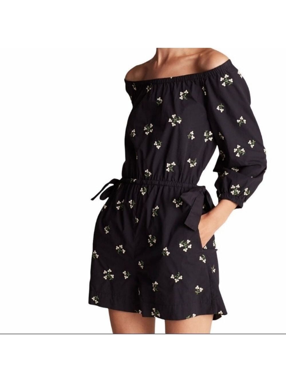 Rebecca Taylor Lilybud Embroidered Romper NWT